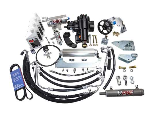 PSC | 2018-2020 Jeep Wrangler JL 3.6 Non-E Torque With OE Axle And OE Tie Rod Cylinder Assist Steering Kit | SK689R36JP2-OE