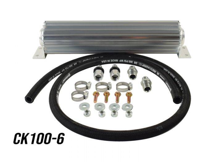 Load image into Gallery viewer, PSC | 16 Inch Single Pass Super Flow Heat Sink Fluid Cooler Kit | CK100
