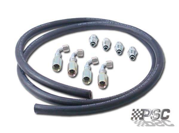 PSC | BIY Universal Pump TO Hydroboost TO Steering Gearbox High Pressure Hose Kit (GM Applications) | HK2040