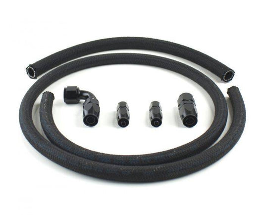 PSC | Hose Installation Kit With Gloss Black Fittings For PSC Remote Reservoir (Hydroboost) | HK2110-BB