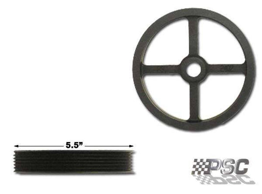 PSC | 5.5 Inch Power Steering Pump Pulley (Serpentine) | PP2402