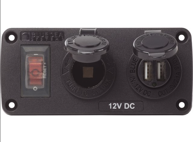 Load image into Gallery viewer, Genesis Offroad | Two Socket Accessory Panel | 171-12VP-2
