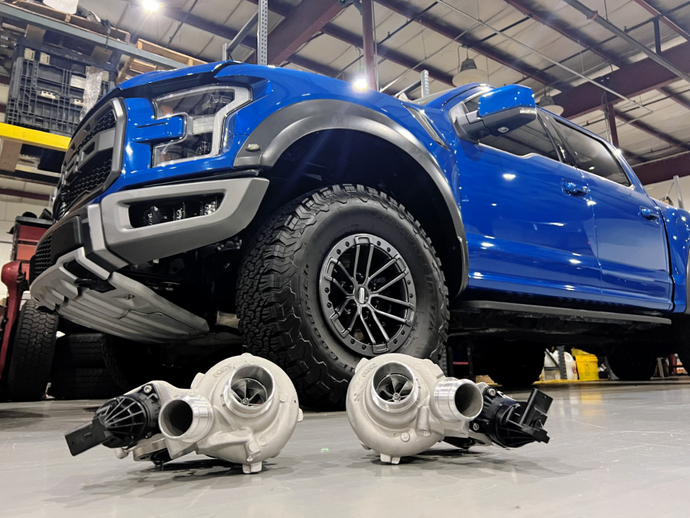 Calibrated Power | 2017-2020 Ford F150 / Raptor / Explorer ST 3.5 Ecoboost Stealth Tomahawk Twin Turbocharger Kit