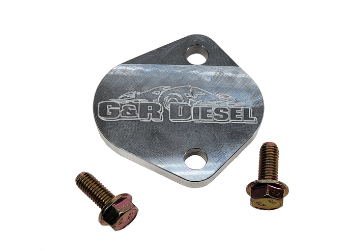 G&R Diesel | Dodge Ram Cummins Fuel Pump / CCV Drain Block Plate