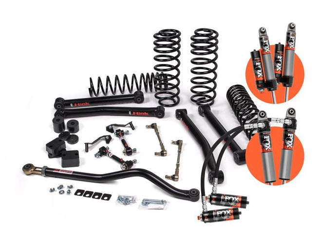 Fox | JKS 2018-2023 Jeep Wrangler JL J-Konnect 2.5 Inch 4 Door With Fox 2.5 Performance Elite Series Shocks With Standard Rate Coils