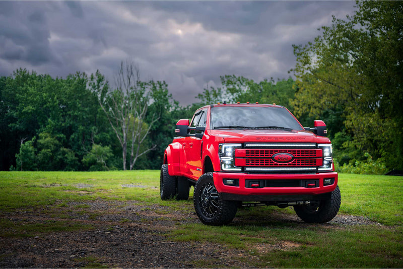 Load image into Gallery viewer, Morimoto | 2017-2019 Ford Super Duty XBG LED DRL Grille | Chrome / Amber DRL
