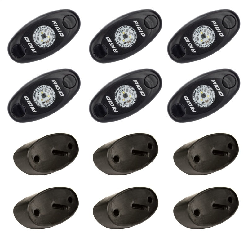 Load image into Gallery viewer, Rigid Industries | Rock Light Kit- Amber (6 lights)
