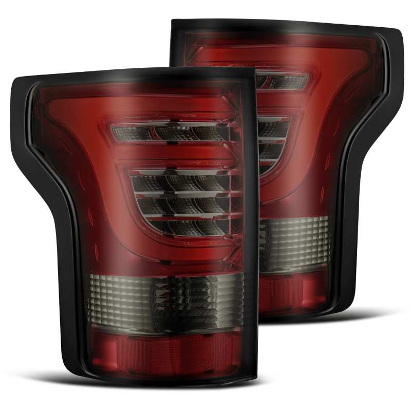 Load image into Gallery viewer, AlphaRex 15-17 Ford F-150 (Excl Models w/Blind Spot Sensor) PRO-Series LED Tail Lights Red Smoke
