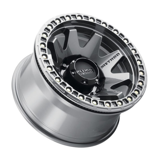 Method | MR108 17x9 -44mm Offset 8x6.5 130.81mm CB Gloss Titanium w/BH-H24125-38 Wheel