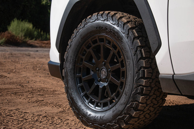 Load image into Gallery viewer, ICON Journey 17x8 5x4.5 38mm Offset 6in BS Satin Black Wheel
