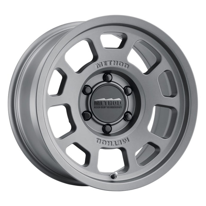 Method | MR705 17x8.5 0mm Offset 6x5.5 106.25mm CB Titanium Wheel