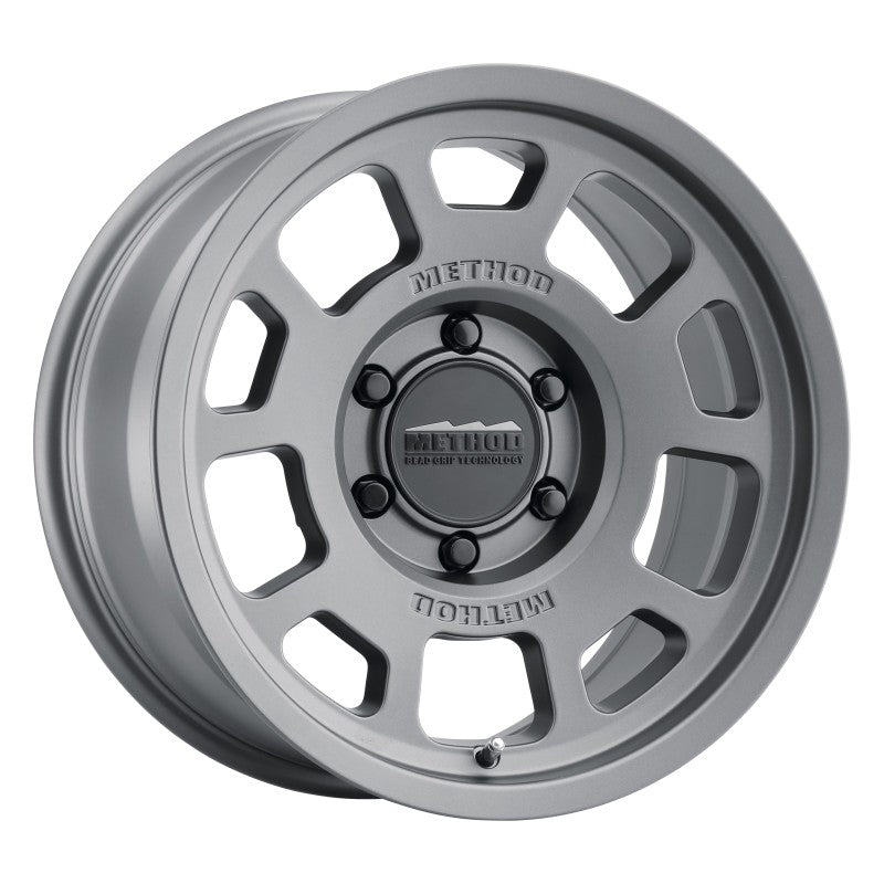 Load image into Gallery viewer, Method | MR705 17x8.5 +20mm Offset 6x120 67mm CB Titanium Wheel
