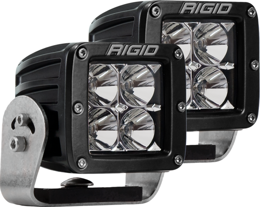 Rigid Industries | Dually HD Black- Flood - Set of 2