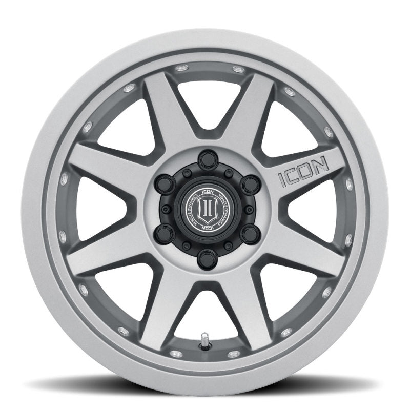 Load image into Gallery viewer, ICON Rebound Pro 17x8.5 5x5 -6mm Offset 4.5in BS 71.5mm Bore Titanium Wheel
