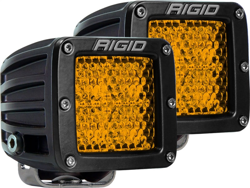 Load image into Gallery viewer, Rigid Industries | D-Series - Diffused Rear Facing High/Low - Amber - Pair
