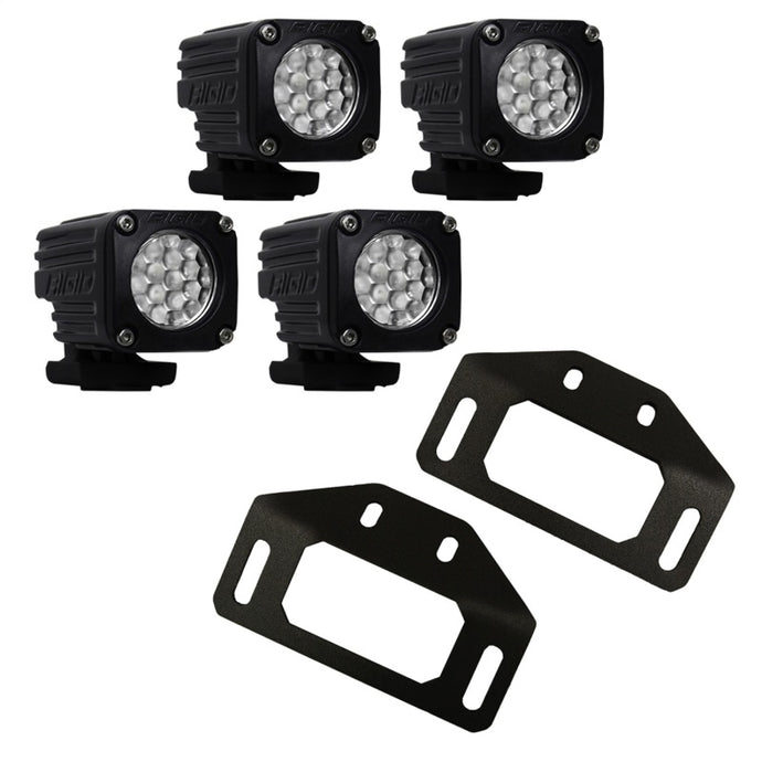 Rigid Industries | 2021+ Bronco Sport Overland Roof Rack Ignite Pod Light Mount Kit - Flood Beam