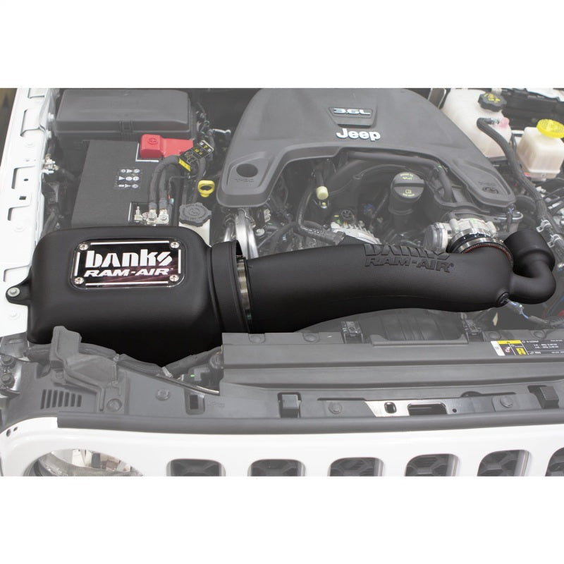 Load image into Gallery viewer, Banks Power | 2018-2022 Jeep 3.6L Wrangler (JL) Ram-Air Intake System - Oiled Filter

