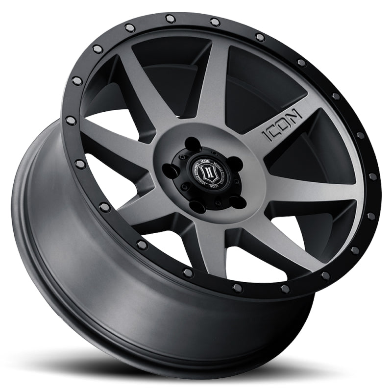 Load image into Gallery viewer, ICON Rebound 20x9 5x5 -12mm Offset 4.5in BS Titanium Wheel
