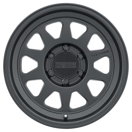 Method | MR316 17x8.5 0mm Offset 6x120 67mm CB Matte Black Wheel