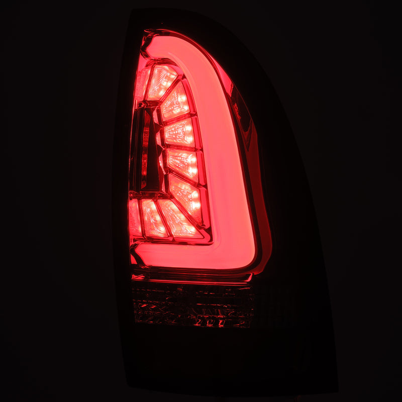 Load image into Gallery viewer, AlphaRex 05-15 Toyota Tacoma PRO-Series LED Tail Lights Red Smoke
