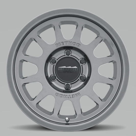 Method | MR703 17x8.5 0mm Offset 6x120 67mm CB Gloss Titanium Wheel