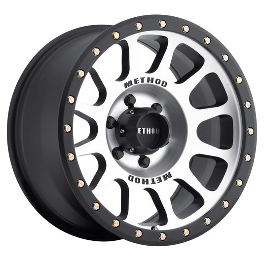 Method | MR305 NV 18x9 0mm Offset 6x5.5 108mm CB Machined/Black Street Loc Wheel