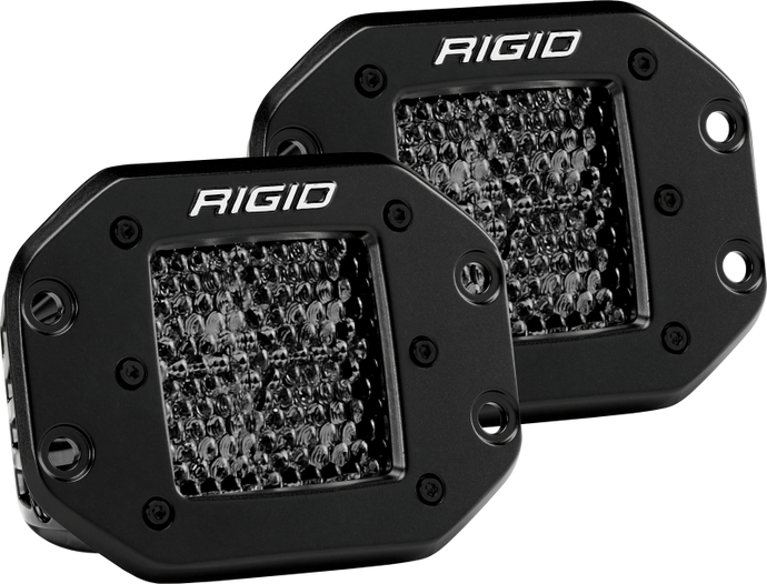 Rigid Industries | D Series PRO Midnight Edition - Spot - Diffused - Pair