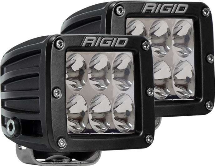 Rigid Industries | D Series - Driving SM Amber (Pair) - 6 LEDs