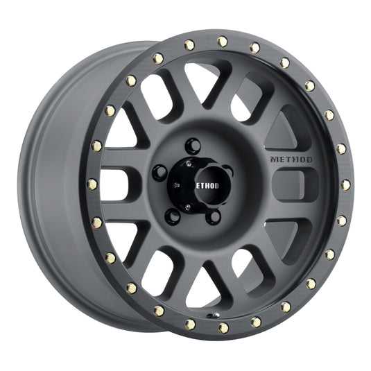 Method | MR309 Grid 17x8.5 0mm Offset 5x5 94mm CB Titanium/Black Street Loc Wheel