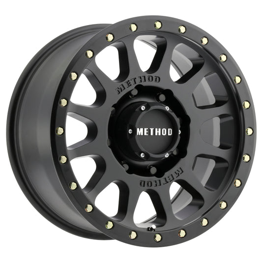 Method | MR305 NV HD 18x9 +18mm Offset 8x180 130.81mm CB Matte Black Wheel