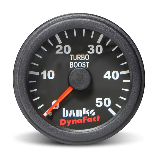 Banks Power | 1994-2003 Ford 7.3L Power Stroke / 2001-2005 GM 6.6L Duramax DynaFact 0-50Lb Mechanical Boost Gauge