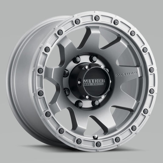 Method | MR317 20x9 +18mm Offset 8x6.5 130.81mm CB Matte Titanium Wheel