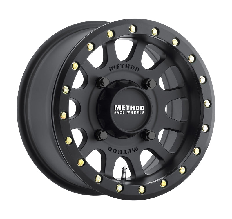 Load image into Gallery viewer, Method | MR401 UTV Beadlock 14x7 4+3/+13mm Offset 4x156 132mm CB Matte Black w/BH-H20875 Wheel
