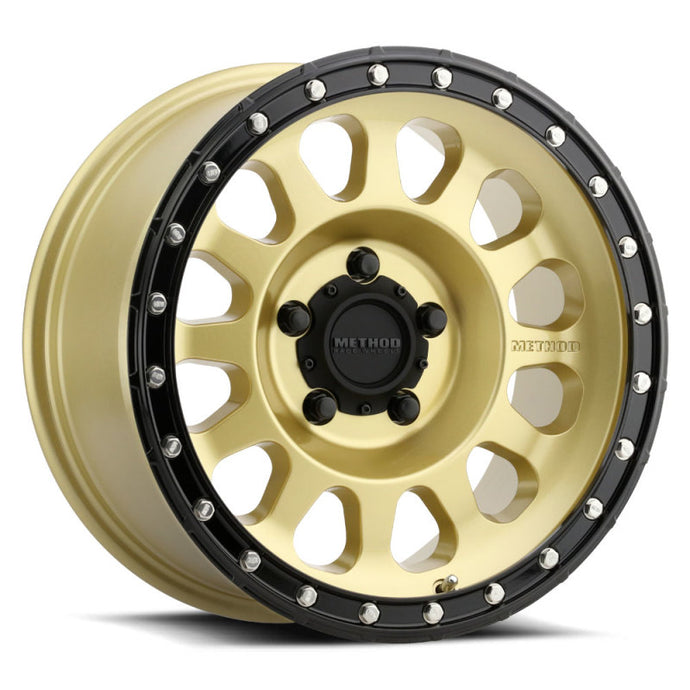 Method | MR315 17x9 -12mm Offset 5x5 71.5mm CB Gold/Black Street Loc Wheel