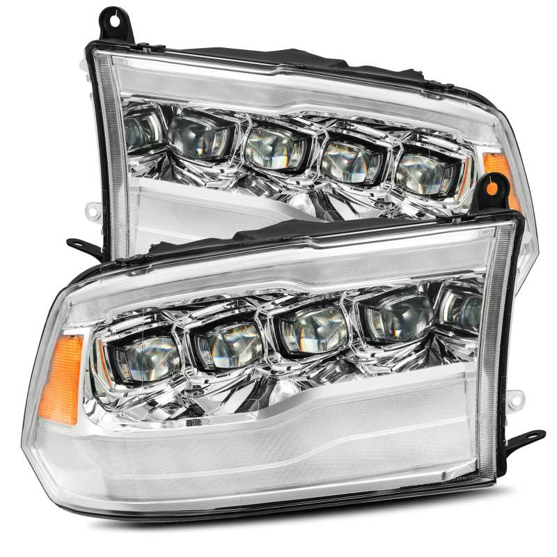 Load image into Gallery viewer, AlphaRex 09-18 Dodge Ram 1500HD NOVA LED Projector Headlights Plank Style Design Chrome w/DRL
