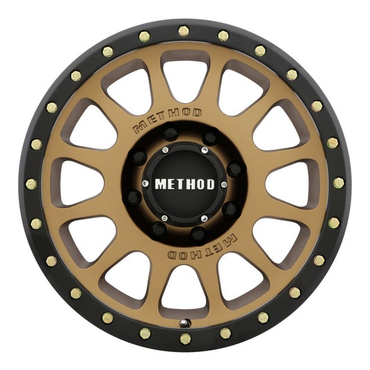Method | MR305 NV 17x8.5 0mm Offset 8x170 130.81mm CB Method | Bronze/Black Street Loc Wheel