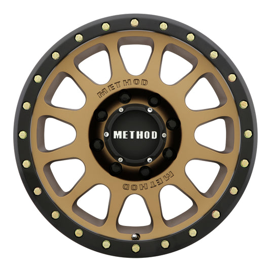 Method | MR305 NV 18x9 +18mm Offset 8x170 130.81mm CB Method | Bronze/Black Street Loc Wheel