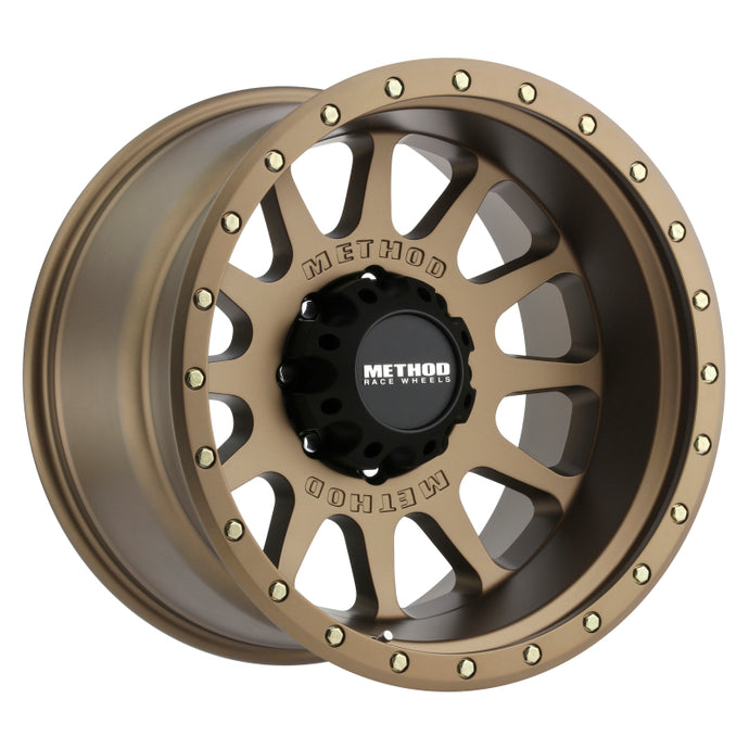 Method | MR605 NV 20x12 -52mm Offset 8x6.5 121.3mm CB Method | Bronze Wheel