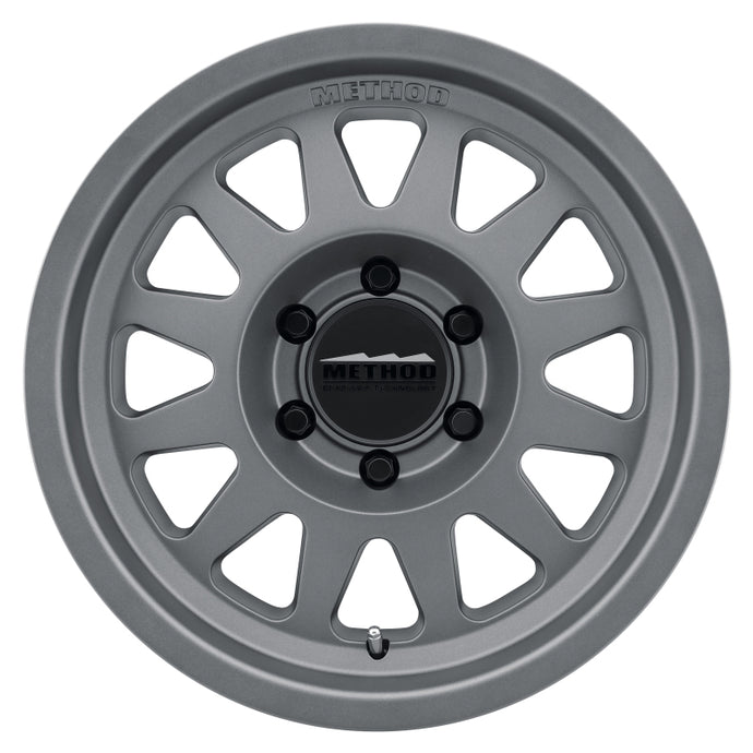 Method | MR704 17x8.5 0mm Offset 5x5 71.5mm CB Matte Titanium Wheel