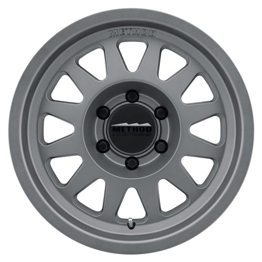 Method | MR704 17x8.5 0mm Offset 5x5 71.5mm CB Matte Titanium Wheel