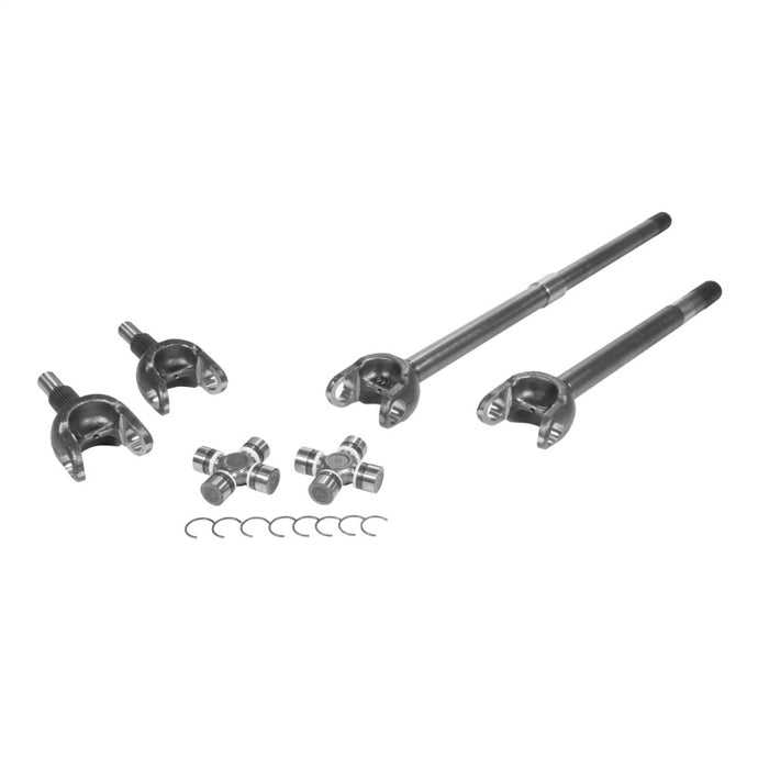 Yukon Gear | Jeep Wrangler JL / Gladiator JT Front 4340 Chromoly Axle Kit Dana 44 32 Spline With FAD Delete