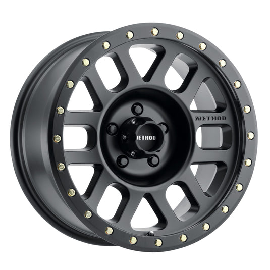 Method | MR309 Grid 17x8.5 0mm Offset 5x5 94mm CB Matte Black Wheel