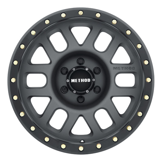 Method | MR309 Grid 17x8.5 0mm Offset 6x5.5 108mm CB Titanium/Black Street Loc Wheel