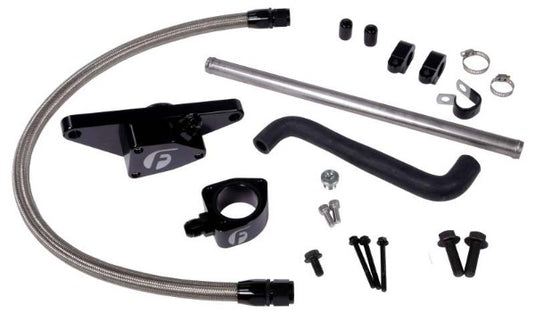 Fleece | 2003-2005 Dodge Ram 5.9L Cummins Auto Trans Coolant Bypass Kit - Stainless Steel Braided Line