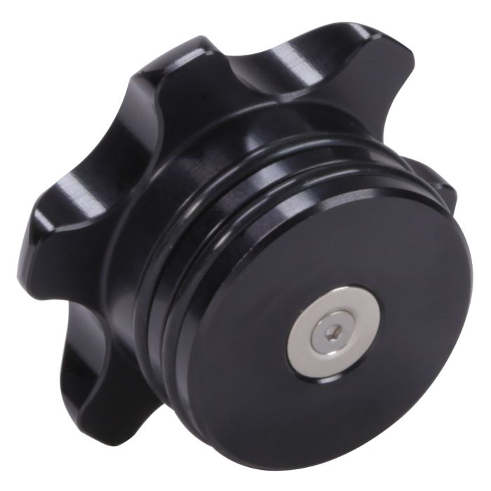 Load image into Gallery viewer, Fleece | 2013-2018 Dodge Ram 6.7L Cummins Black Anodized Billet Fuel Cap
