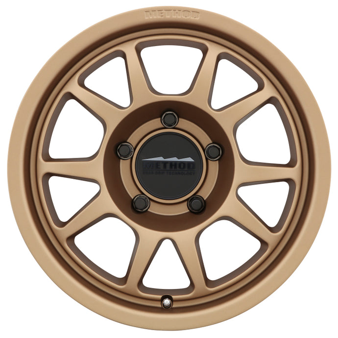 Method | MR702 17x8.5 0mm Offset 5x5 71.5mm CB Method | Bronze Wheel