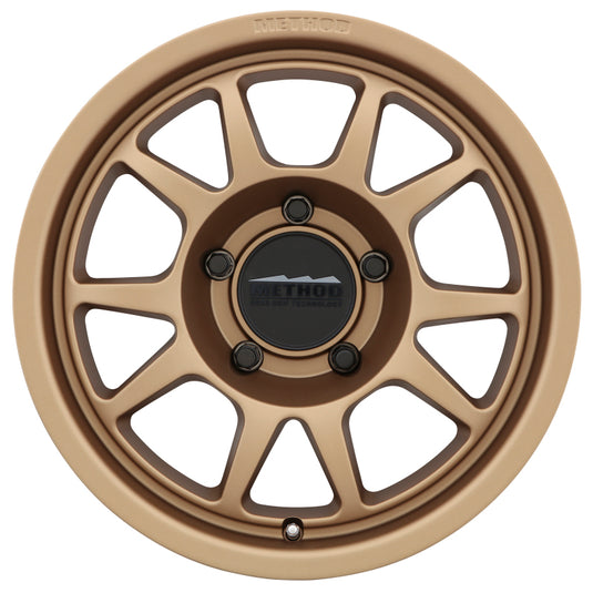 Method | MR702 17x7.5 +50mm Offset 5x130 78.1mm CB Method | Bronze Wheel