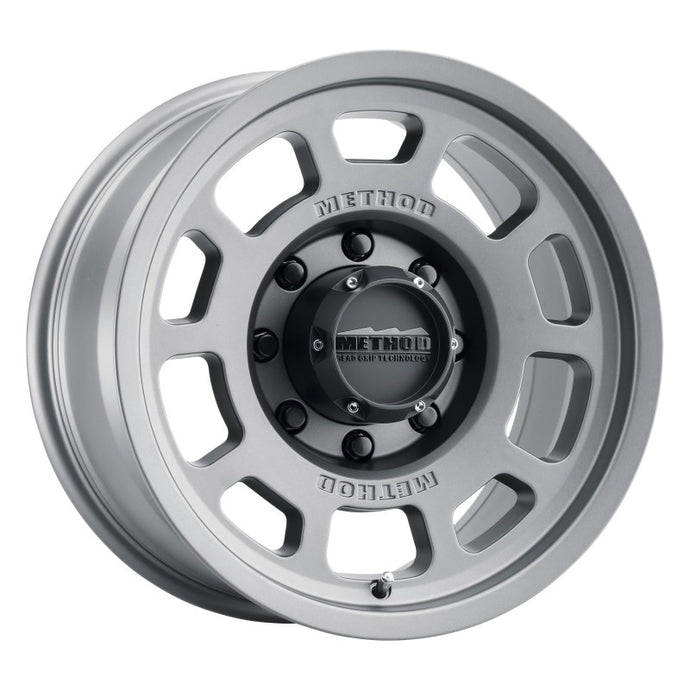 Method | MR705 17x8.5 0mm Offset 8x6.5 130.81mm CB Titanium Wheel