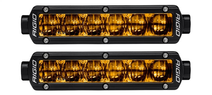 Rigid Industries | 6 Inch SR-Series Pro Dot / SAE Fog Lights (Pair) - Selective Yellow