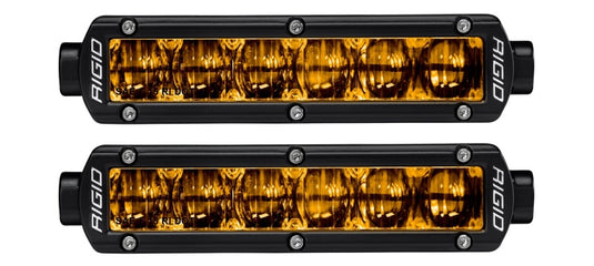 Rigid Industries | 6 Inch SR-Series Pro Dot / SAE Fog Lights (Pair) - Selective Yellow